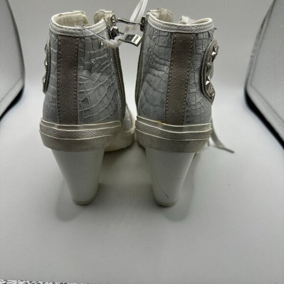 Vintage Havana Remiee Star Studded Washed Croc Sneakers - Size 6.5 - Picture 4 of 9